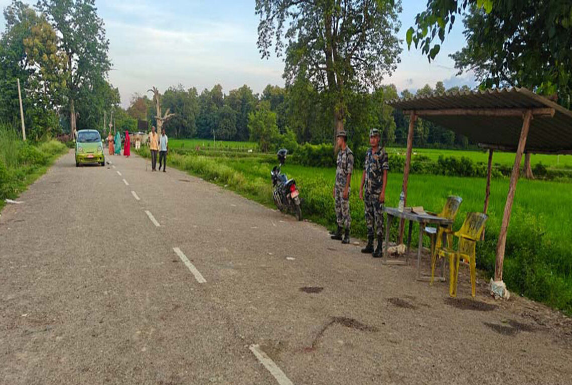 भौतिक पूर्वाधारको अभावमा सीमा सुरक्षा