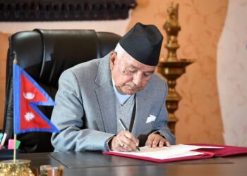 राष्ट्रपतिद्वारा प्रधानमन्त्रीको राजीनामा स्वीकृत