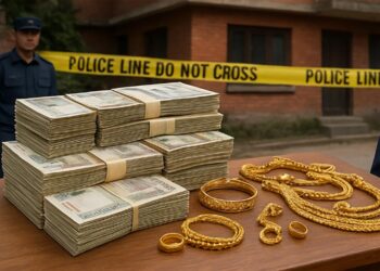 काठमाडौंको सानोभर्याङबाट ७० लाख अवैध नगद र सुन बरामद