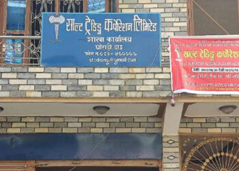 सहुलियत पसलबाट ७२ हजारको नुन बिक्री