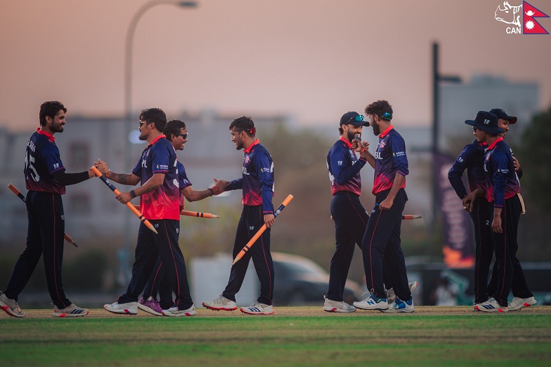 यूएईमा हुने क्रिकेट लिग–२ को शृङ्खला खेल्ने नेपाली टोलीको घोषणा