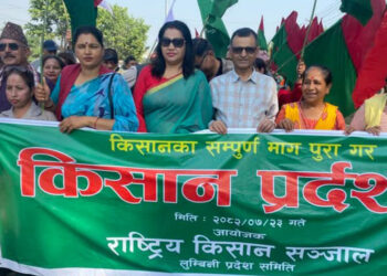 धानको मूल्य वृद्धि र समर्थन मूल्य कायम गर्नुपर्ने माग