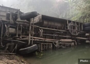 दाङमा बस दुर्घटना हुँदा २२ यात्रु घाइते