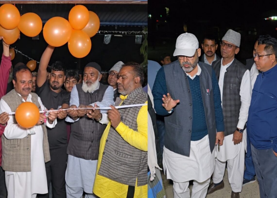 मुस्लिम बाहुल वडा १९ मा कमरुद्दिनलाई जिताउन प्रचार कार्यालय स्थापना