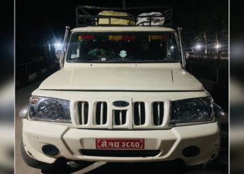 अवैध सामानसहित बोलेरो गाडी नियन्त्रणमा, दुई जना पक्राउ