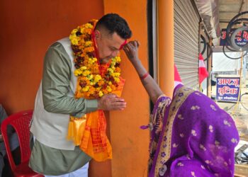 अग्रजको सम्मान र सुशासनको प्रतिबद्धतासहित चुनावी मैदानमा शुधान्सु कोइराला