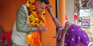 अग्रजको सम्मान र सुशासनको प्रतिबद्धतासहित चुनावी मैदानमा शुधान्सु कोइराला