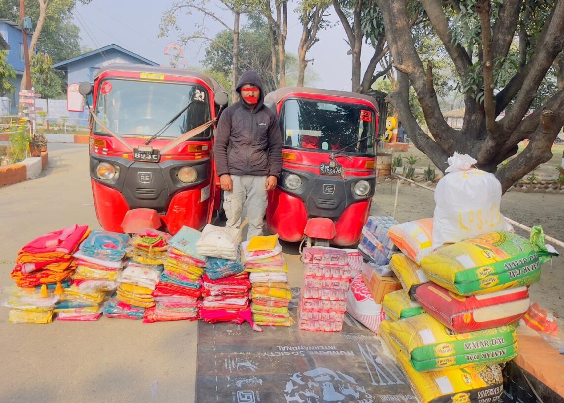 बाँकेमा सशस्त्रद्वारा अवैध सामानसहित एक जना पक्राउ, करिब १५ लाख रुपैयाँ बराबरको सामान बरामद