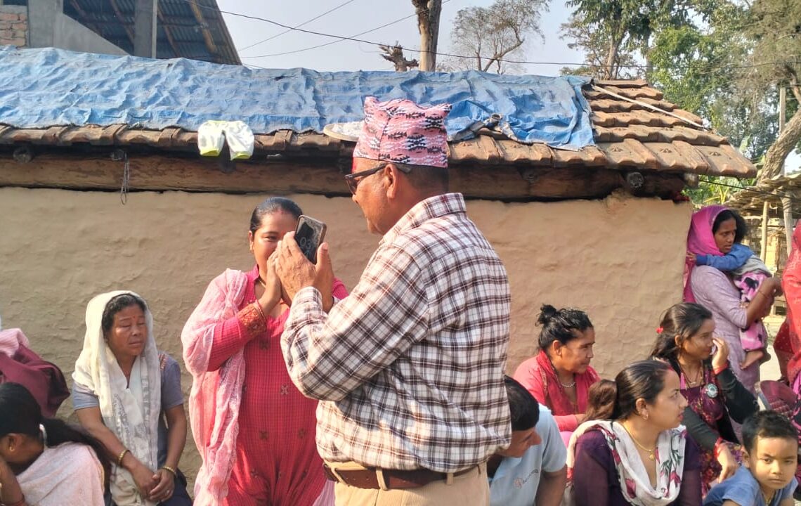 राप्तीसोनारीमा सुरु भयो गौडेलको घरदैलो, मतदाता उत्साहित