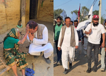 १०३ वर्षीया मायाँ कुर्मीको आशिर्वादले कमरुद्दिनको चुनावी घरदैलो थप उत्साहित