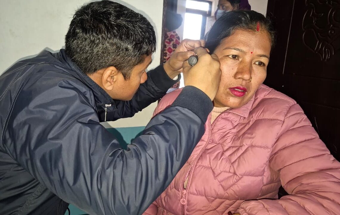 निःशुल्क कान शिविरमा १२७ जनामा संक्रमण, १०२ मा काने गुजी समस्या