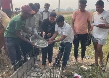 नेपालगञ्ज–१४ मा पक्की नाला निर्माण सुरु, प्रदेशसभा सदस्य काफ्लेको पहलमा योजना कार्यान्वयन