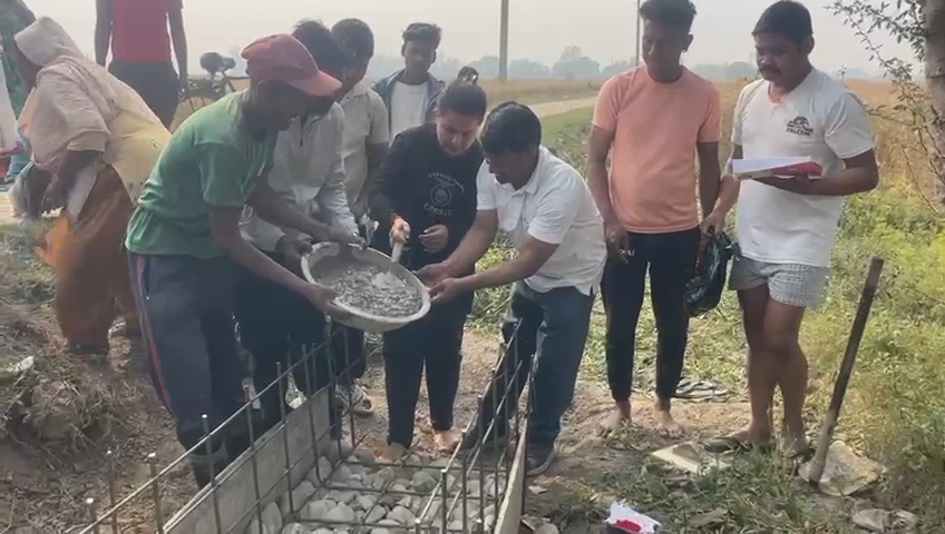 नेपालगञ्ज–१४ मा पक्की नाला निर्माण सुरु, प्रदेशसभा सदस्य काफ्लेको पहलमा योजना कार्यान्वयन