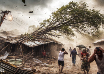 लुम्बिनी र कोशीका विभिन्न क्षेत्रमा तीव्र हावाहुरीको चेतावनी