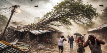लुम्बिनी र कोशीका विभिन्न क्षेत्रमा तीव्र हावाहुरीको चेतावनी