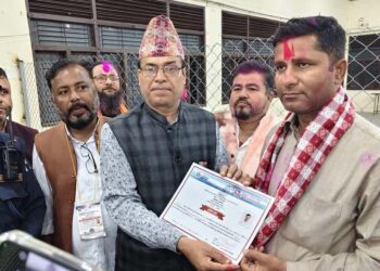 २४ हजार ६१६ मतसहित बाँके–२ मा इस्तियाक राईको विजय