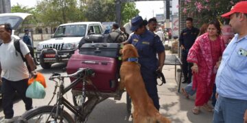 कपिलवस्तुमा ‘डग स्निफिङ’सहित सिमा क्षेत्रमा कडाइका साथ चेकजाँच