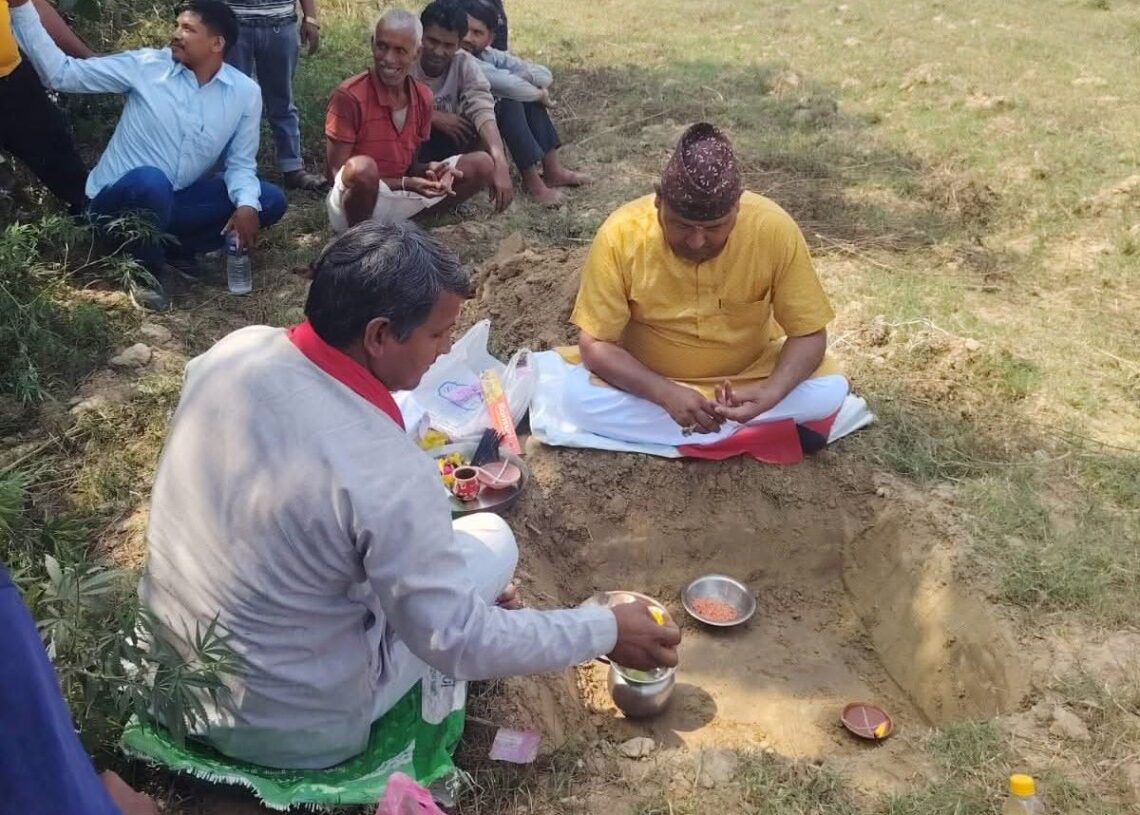 डुडुवा नालामा ट्रस पुल निर्माणको काम सुरु, स्थानीयलाई आवत–जावत सहज हुने