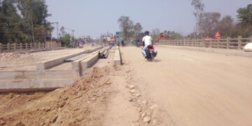 साँघुरो पुलको समस्या हट्यो, खजुरामा चार लेन पुल तयार