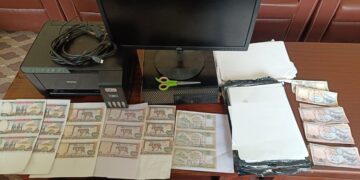 रुपन्देहीमा नक्कली नोट छाप्ने गिरोह पक्राउ, कम्प्युटर र प्रिन्टर बरामद
