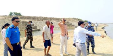 वर्षाअघि तटबन्ध निर्माण सम्पन्न गर्न प्रशासनको निर्देशन