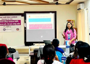 डुडुवाका ५९ स्वास्थ्यकर्मीलाई कुपोषण व्यवस्थापनको तालिम