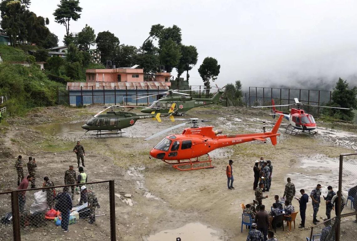 भोटेकोशी बाढी प्रभावित १३ हजारभन्दा बढीको उद्धार