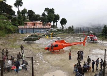 भोटेकोशी बाढी प्रभावित १३ हजारभन्दा बढीको उद्धार