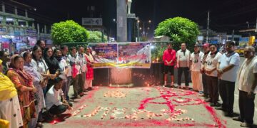 जेनजी शहीद दिवसमा श्रम संस्कृति पार्टी बाँकेको दीप प्रज्वलन