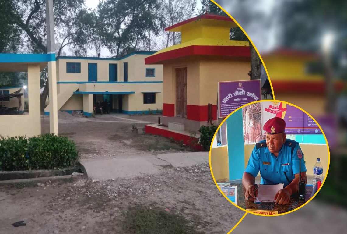 कुलबहादुरको पहलमा खडैचा प्रहरी चौकीको मुहार फेरियो